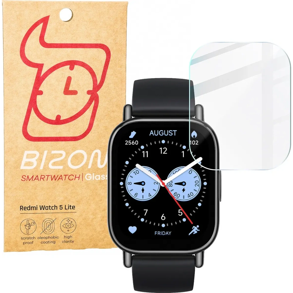 Hurtownia GSM - Szkło hartowane na ekran Bizon Glass Watch Clear do Xiaomi Redmi Watch 5 Lite - BIZ6934 - {ean13} - Hurt