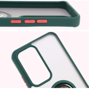 Hurtownia GSM - Bizon Case Hybrid Gyűrű Oppo Reno 12 füstös sötétzöld kerettel - BIZ6935 - {ean13} - Hurt