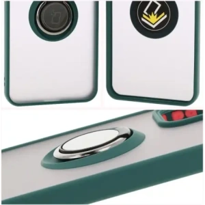 Hurtownia GSM - Bizon Case Hybrid Gyűrű Oppo Reno 12 füstös sötétzöld kerettel - BIZ6935 - {ean13} - Hurt