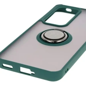 Hurtownia GSM - Bizon Case Hybrid Gyűrű Oppo Reno 12 füstös sötétzöld kerettel - BIZ6935 - {ean13} - Hurt