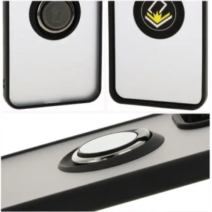 Wholesale Bizon Case Hybrid Ring Oppo Reno 12 smoky with a black frame - BIZ6936 - {ean13} - Hurt