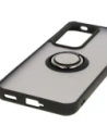 Hurtownia GSM - Bizon Case Hybrid Gyűrű Oppo Reno 12 füstös fekete kerettel - BIZ6936 - {ean13} - Hurt