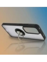 Hurtownia GSM - Etui s úchytem na prst Bizon Case Hybrid Ring pro Oppo Reno 12 kouřové s černým rámečkem - BIZ6936 - {ean13} - Hurt