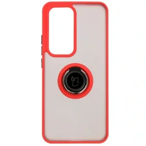 Hurtownia GSM - Bizon Case Hybrid Gyűrű Oppo Reno 12 füstös piros kerettel - BIZ6937 - {ean13} - Hurt