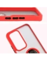 Hurtownia GSM - Bizon Case Hybrid Gyűrű Oppo Reno 12 füstös piros kerettel - BIZ6937 - {ean13} - Hurt