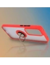 Hurtownia GSM - Bizon Case Hybrid Gyűrű Oppo Reno 12 füstös piros kerettel - BIZ6937 - {ean13} - Hurt