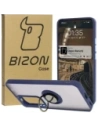 Hurtownia GSM - Bizon Case Hybrid Gyűrű Oppo Reno 12 füstös színben, tengerészkék kerettel. - BIZ6938 - {ean13} - Hurt