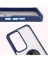 Hurtownia GSM - Bizon Case Hybrid Gyűrű Oppo Reno 12 füstös színben, tengerészkék kerettel. - BIZ6938 - {ean13} - Hurt
