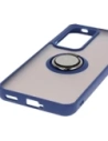 Hurtownia GSM - Etui s úchytem na prst Bizon Case Hybrid Ring pro Oppo Reno 12 kouřové s modrým rámečkem - BIZ6938 - {ean13} - Hurt