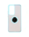 Hurtownia GSM - Bizon Case Hybrid Ring Oppo Reno 12 fumuriu cu un cadru bleu deschis. - BIZ6939 - {ean13} - Hurt