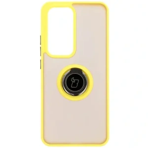 Hurtownia GSM - Bizon Case Hybrid Gyűrű Oppo Reno 12 füstös sárga kerettel - BIZ6940 - {ean13} - Hurt