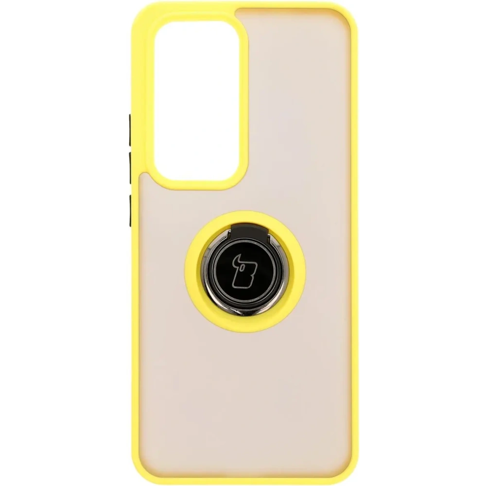 Hurtownia GSM - Bizon Case Hybrid Gyűrű Oppo Reno 12 füstös sárga kerettel - BIZ6940 - {ean13} - Hurt