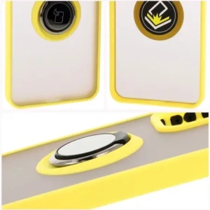 Hurtownia GSM - Bizon Case Hybrid Gyűrű Oppo Reno 12 füstös sárga kerettel - BIZ6940 - {ean13} - Hurt
