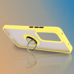 Hurtownia GSM - Bizon Case Hybrid Gyűrű Oppo Reno 12 füstös sárga kerettel - BIZ6940 - {ean13} - Hurt