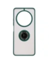 Hurtownia GSM - Bizon Case Hybrid Ring Xiaomi Redmi 14C 4G / POCO C75 rauchig mit einem dunkelgrünen Rahmen - BIZ6941 - {ean13} - Hurt