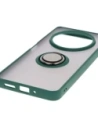 Hurtownia GSM - Bizon Case Hybrid Ring Xiaomi Redmi 14C 4G / POCO C75 rauchig mit einem dunkelgrünen Rahmen - BIZ6941 - {ean13} - Hurt