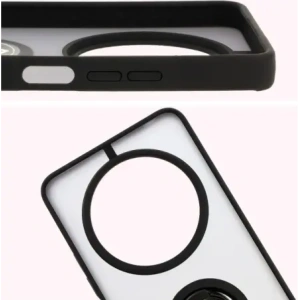 Wholesale Bizon Case Hybrid Ring Xiaomi Redmi 14C 4G / POCO C75 smoky with a black frame - BIZ6942 - {ean13} - Hurt