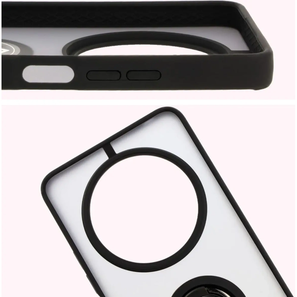 Wholesale Bizon Case Hybrid Ring Xiaomi Redmi 14C 4G / POCO C75 smoky with a black frame - BIZ6942 - {ean13} - Hurt