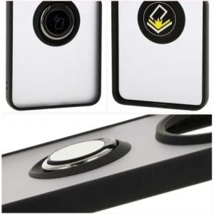 Wholesale Bizon Case Hybrid Ring Xiaomi Redmi 14C 4G / POCO C75 smoky with a black frame - BIZ6942 - {ean13} - Hurt