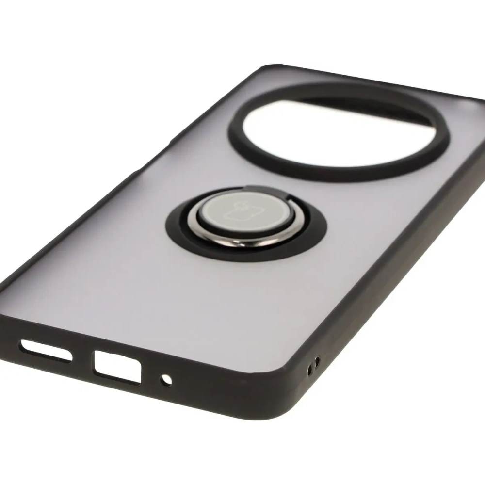 Wholesale Bizon Case Hybrid Ring Xiaomi Redmi 14C 4G / POCO C75 smoky with a black frame - BIZ6942 - {ean13} - Hurt