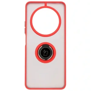 Hurtownia GSM - Bizon Case Hybrid Ring Xiaomi Redmi 14C 4G / POCO C75 rauchig mit rotem Rahmen - BIZ6943 - {ean13} - Hurt