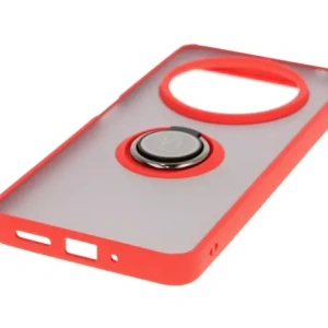 Wholesale Bizon Case Hybrid Ring Xiaomi Redmi 14C 4G / POCO C75 smoky with a red frame - BIZ6943 - {ean13} - Hurt
