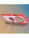 Hurtownia GSM - Bizon Case Hybrid Ring Xiaomi Redmi 14C 4G / POCO C75 rauchig mit rotem Rahmen - BIZ6943 - {ean13} - Hurt