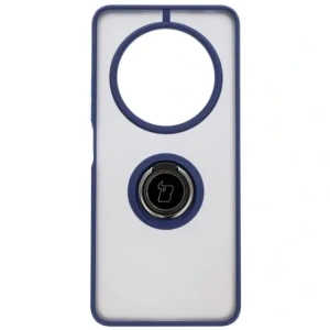 Hurtownia GSM - Bizon Case Hybrid Ring Xiaomi Redmi 14C 4G / POCO C75 rauchig mit einem navyblauen Rahmen - BIZ6944 - {ean13} - Hurt