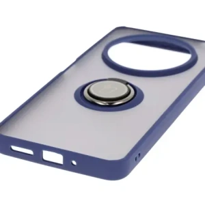 Wholesale Bizon Case Hybrid Ring Xiaomi Redmi 14C 4G / POCO C75 smoky with a navy blue frame - BIZ6944 - {ean13} - Hurt