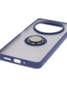 Hurtownia GSM - Bizon Case Hybrid Ring Xiaomi Redmi 14C 4G / POCO C75 rauchig mit einem navyblauen Rahmen - BIZ6944 - {ean13} - Hurt