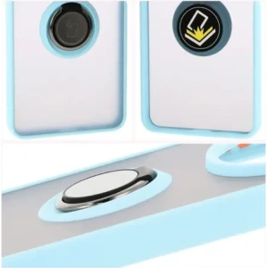 Wholesale Bizon Case Hybrid Ring Xiaomi Redmi 14C 4G / POCO C75 smoky with a light blue frame - BIZ6945 - {ean13} - Hurt