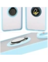 Wholesale Bizon Case Hybrid Ring Xiaomi Redmi 14C 4G / POCO C75 smoky with a light blue frame - BIZ6945 - {ean13} - Hurt
