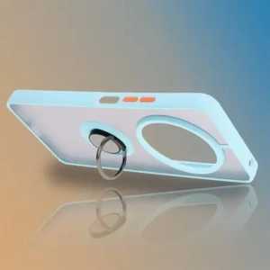 Wholesale Bizon Case Hybrid Ring Xiaomi Redmi 14C 4G / POCO C75 smoky with a light blue frame - BIZ6945 - {ean13} - Hurt