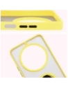 Hurtownia GSM - Etui s úchopem na prst Bizon Case Hybrid Ring pro Xiaomi Redmi 14C 4G / POCO C75 kouřové s žlutým rámečkem - BIZ6946 - {ean13} - Hurt
