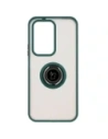 Hurtownia GSM - Bizon Case Hybrid Ring Honor 200 Lite fumurie cu un cadru verde închis - BIZ6948 - {ean13} - Hurt