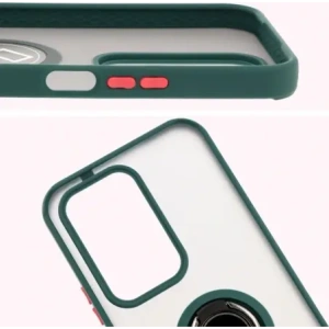 Hurtownia GSM - Bizon Case Hybrid Ring Honor 200 Lite fumurie cu un cadru verde închis - BIZ6948 - {ean13} - Hurt
