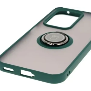 Hurtownia GSM - Bizon Case Hybrid Ring Honor 200 Lite fumurie cu un cadru verde închis - BIZ6948 - {ean13} - Hurt