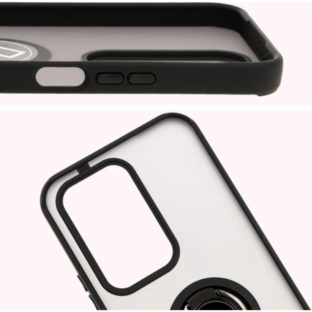 Hurtownia GSM - Bizon Case Hybrid Ring Honor 200 Lite fumuriu cu un cadru negru - BIZ6949 - {ean13} - Hurt