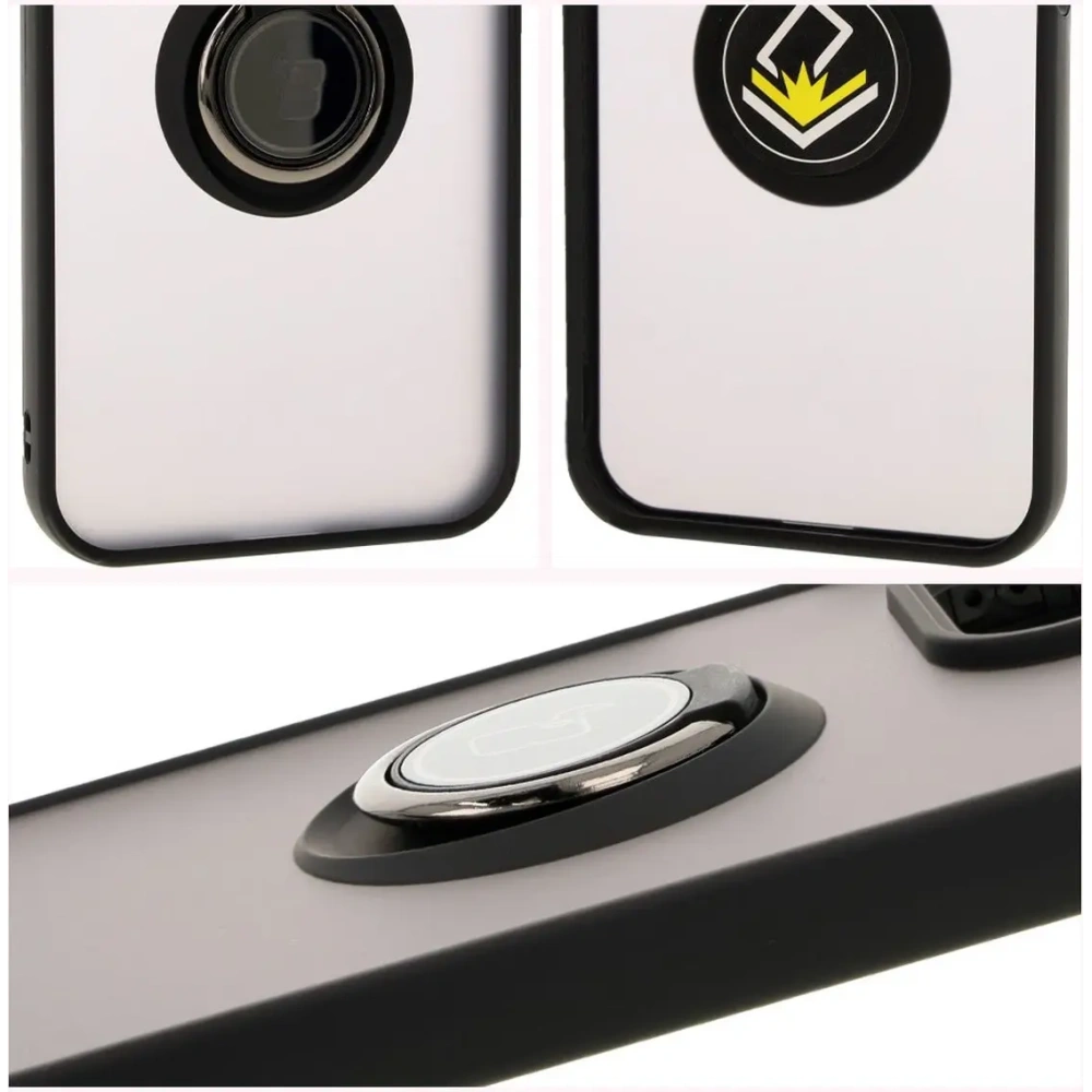 Hurtownia GSM - Bizon Case Hybrid Ring Honor 200 Lite fumuriu cu un cadru negru - BIZ6949 - {ean13} - Hurt