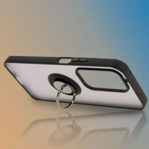 Hurtownia GSM - Etui z uchwytem na palec Bizon Case Hybrid Ring do Honor 200 Lite przydymione z czarną ramką - BIZ6949 - {ean13} - Hurt