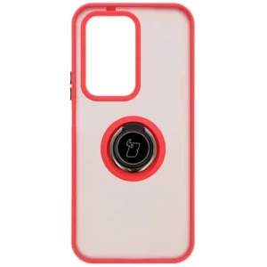 Hurtownia GSM - Pouzdro s úchopem na prst Bizon Case Hybrid Ring pro Honor 200 Lite kouřové s červeným rámem - BIZ6950 - {ean13} - Hurt