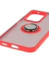 Hurtownia GSM - Etui z uchwytem na palec Bizon Case Hybrid Ring do Honor 200 Lite przydymione z czerwoną ramką - BIZ6950 - {ean13} - Hurt