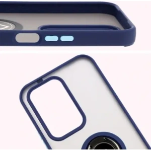Hurtownia GSM - Bizon Case Hybrid Ring Honor 200 Lite fumuriu cu un cadru bleu marin - BIZ6951 - {ean13} - Hurt