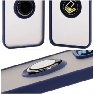Hurtownia GSM - Bizon Case Hybrid Ring Honor 200 Lite fumuriu cu un cadru bleu marin - BIZ6951 - {ean13} - Hurt