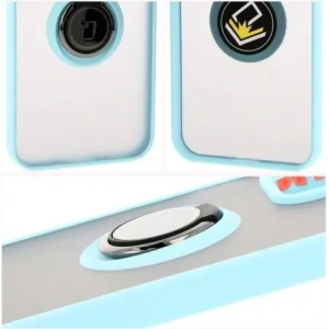 Hurtownia GSM - Bizon Case Hybrid Ring Honor 200 Lite fumuriu cu un cadru albastru deschis - BIZ6952 - {ean13} - Hurt