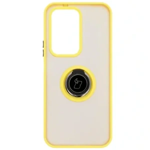 Hurtownia GSM - Etui s úchopem na prst Bizon Case Hybrid Ring pro Honor 200 Lite kouřové s žlutým rámečkem - BIZ6953 - {ean13} - Hurt