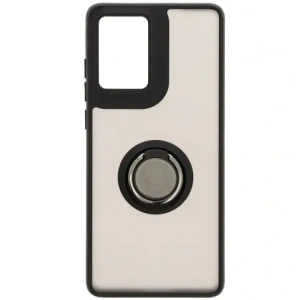 Wholesale Bizon Case Hybrid Ring Motorola Moto G85 5G smoky with a black frame - BIZ6954 - {ean13} - Hurt