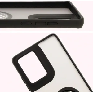 Hurtownia GSM - Bizon Case Hybrid Ring Motorola Moto G85 5G füstös fekete kerettel - BIZ6954 - {ean13} - Hurt