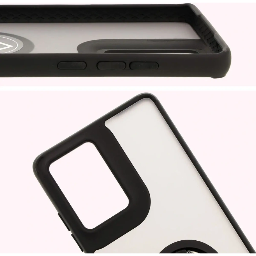 Hurtownia GSM - Bizon Case Hybrid Ring Motorola Moto G85 5G rauchig mit einem schwarzen Rahmen - BIZ6954 - {ean13} - Hurt