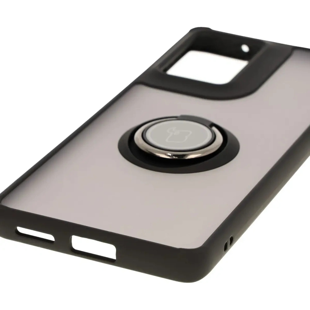 Hurtownia GSM - Bizon Case Hybrid Ring Motorola Moto G85 5G rauchig mit einem schwarzen Rahmen - BIZ6954 - {ean13} - Hurt